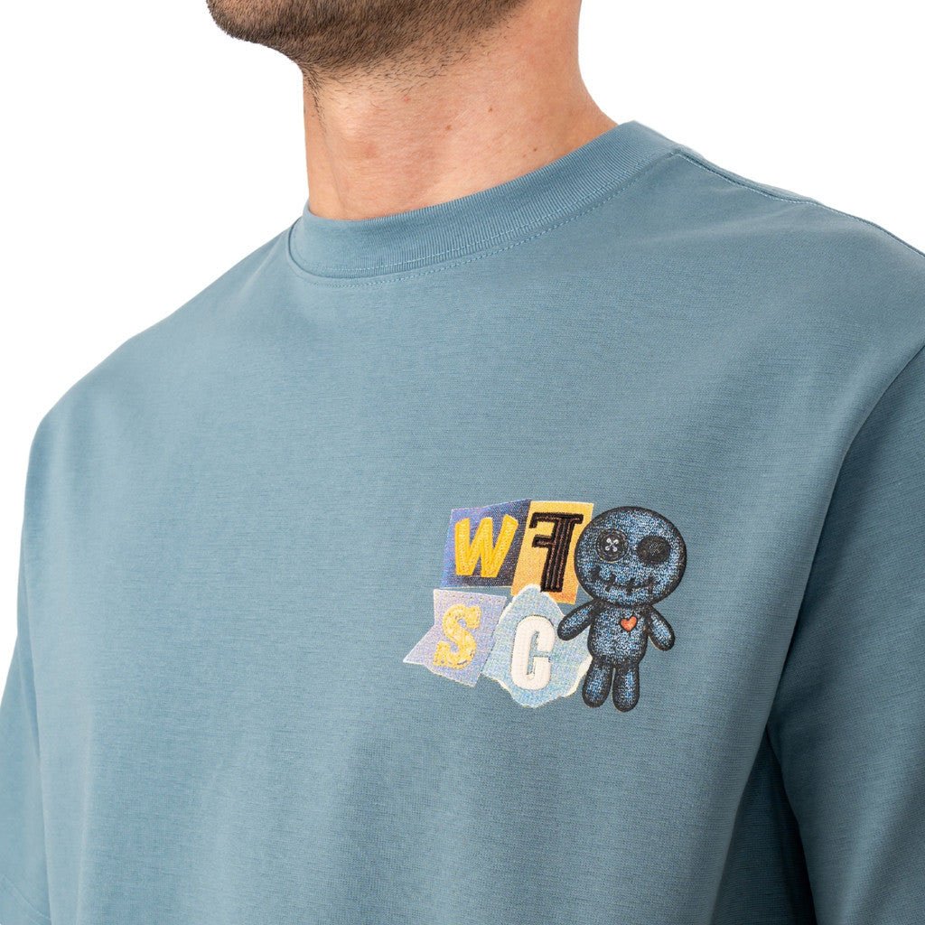 Wrong Friends SOCIAL CLUB T-SHIRT - BLUE Blauw