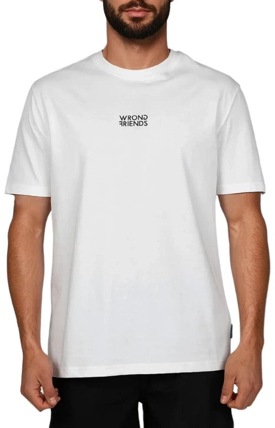 Wrong Friends SPRING VALLEY T-SHIRT - COCONUT WHITE Wit