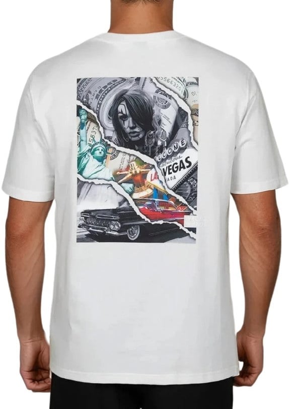 Wrong Friends SPRING VALLEY T-SHIRT - COCONUT WHITE Wit