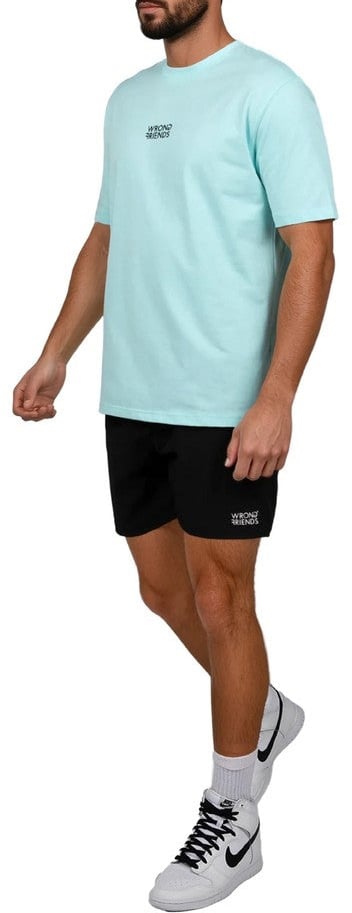 Wrong Friends SPRING VALLEY T-SHIRT - LIGHT BLUE Blauw