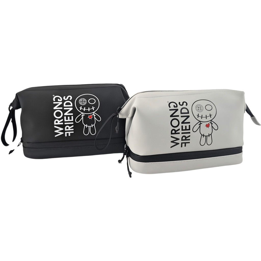 Wrong Friends TOILETRY BAG - GREY Grijs