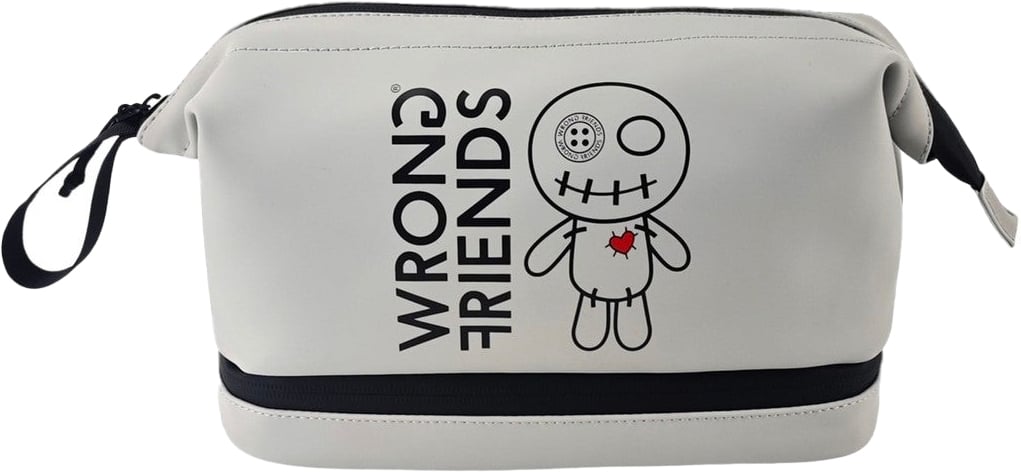 Wrong Friends TOILETRY BAG - GREY Grijs