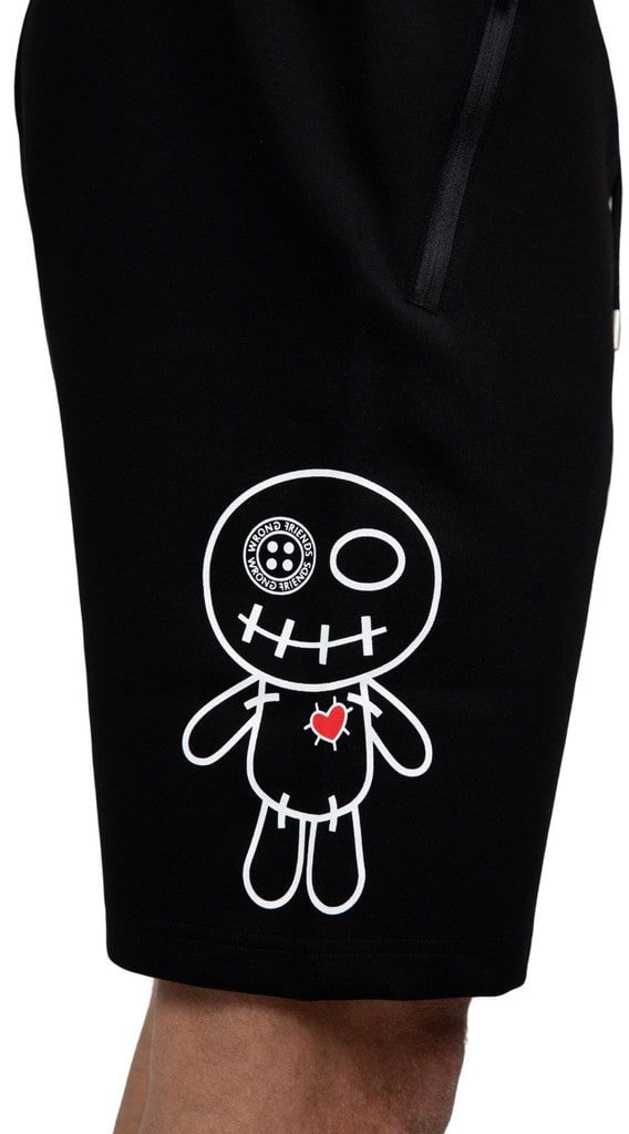 Wrong Friends TORNOS SHORTS - BLACK Zwart
