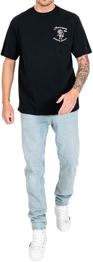 Wrong Friends TULSA T-SHIRT - BLACK Zwart