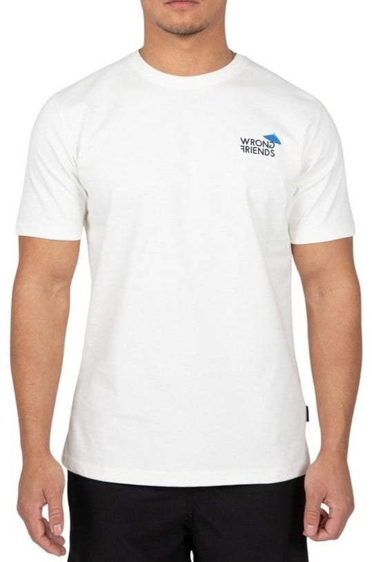 Wrong Friends TULUM T-SHIRT - COCONUT WHITE Wit