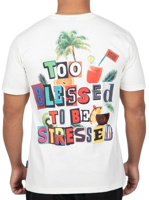 Wrong Friends TULUM T-SHIRT - COCONUT WHITE Wit