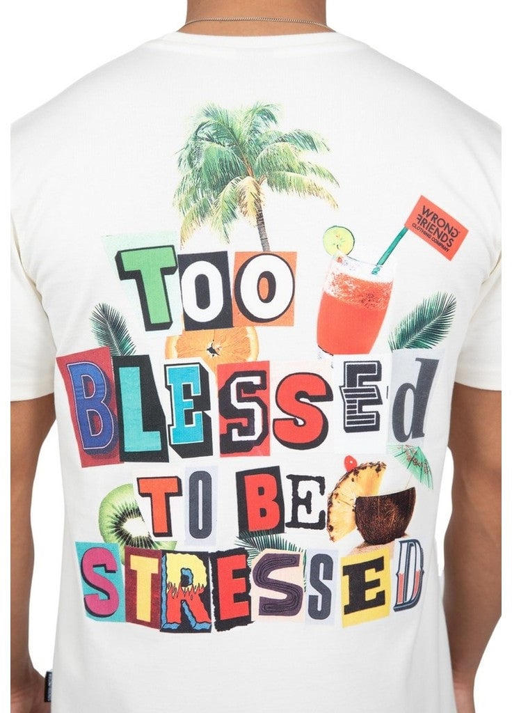 Wrong Friends TULUM T-SHIRT - COCONUT WHITE Wit
