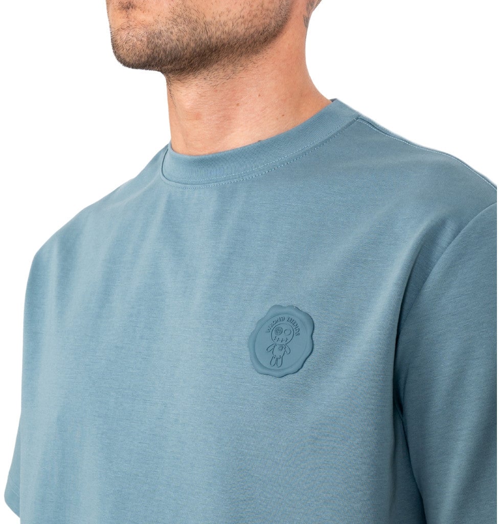 Wrong Friends URANDI T-SHIRT - BLUE Blauw