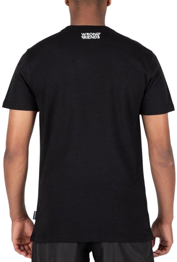 Wrong Friends VALENCIA VOODOO T-SHIRT - BLACK/GREEN Groen