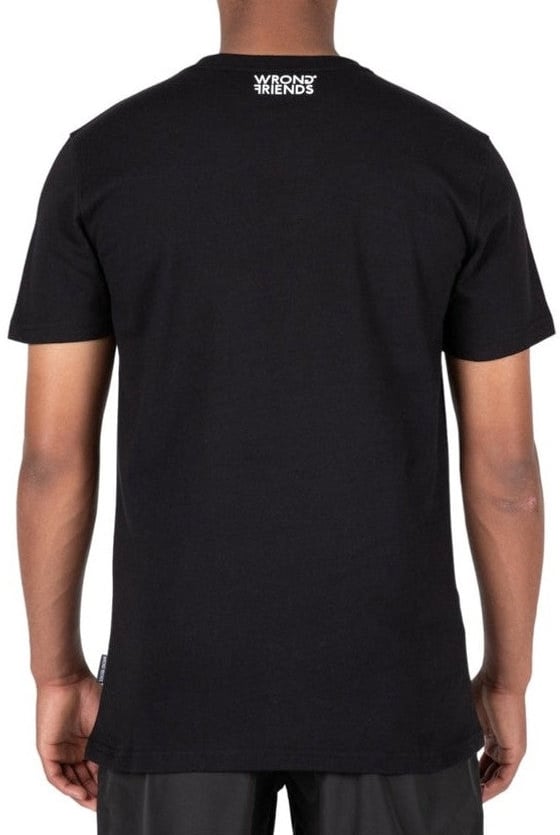 Wrong Friends VALENCIA VOODOO T-SHIRT - BLACK/RED Zwart