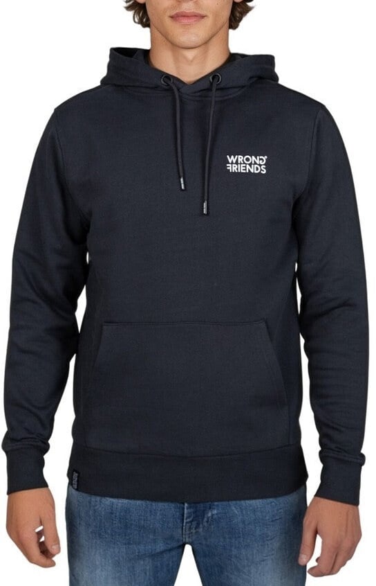 Wrong Friends VERONA HOODIE - ANTHRACITE Zwart