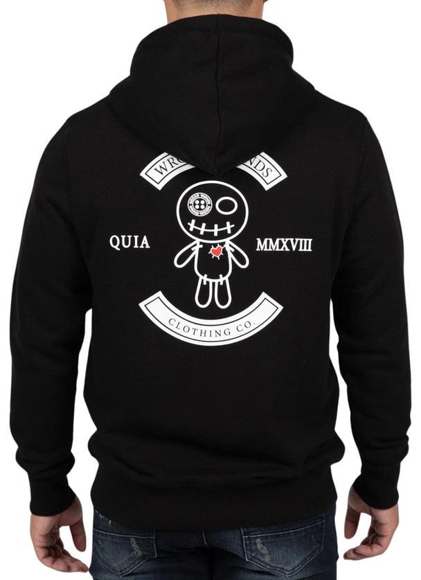 Wrong Friends VERONA HOODIE - BLACK Zwart
