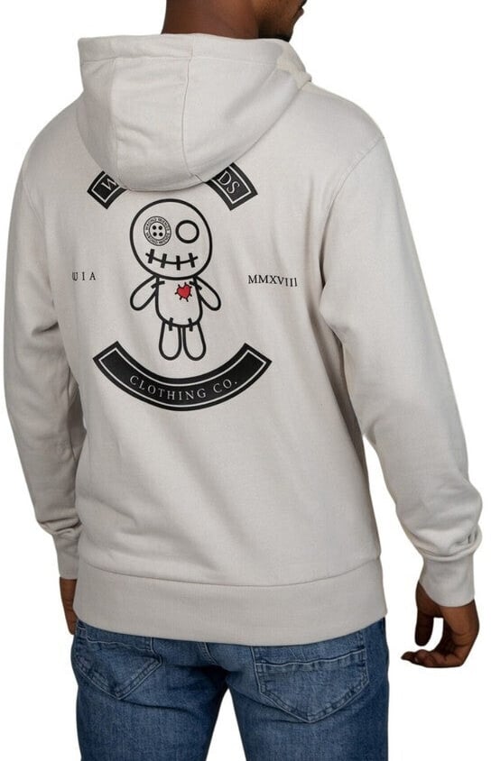 Wrong Friends VERONA HOODIE - LIGHT GREY Grijs