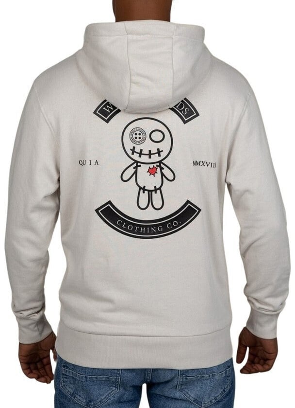 Wrong Friends VERONA HOODIE - LIGHT GREY Grijs
