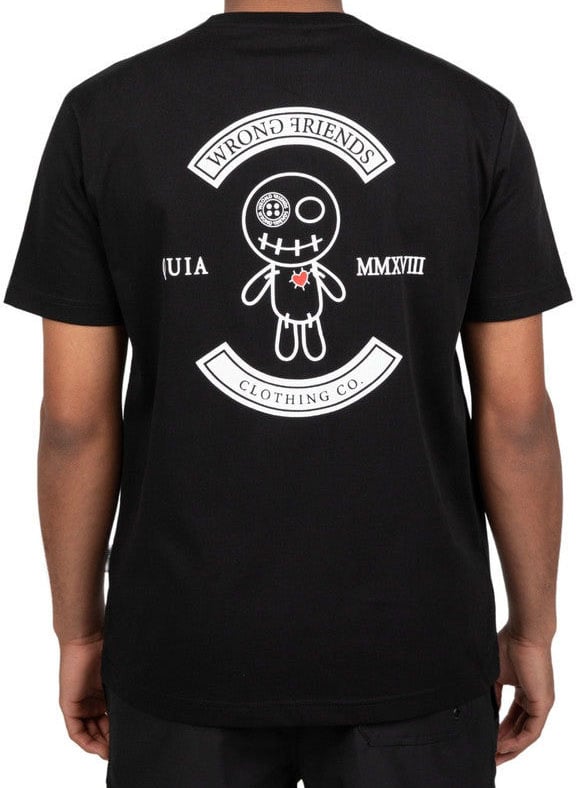Wrong Friends VERONA T-SHIRT - BLACK Zwart