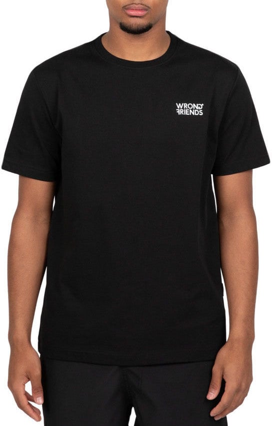 Wrong Friends VERONA T-SHIRT - BLACK Zwart