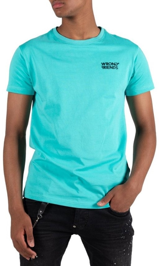 Wrong Friends VERONA T-SHIRT - TURQUOISE Blauw