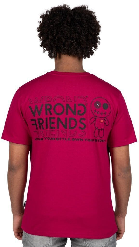 Wrong Friends VICHY T-SHIRT - CHERRY Rood