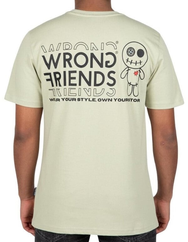 Wrong Friends VICHY T-SHIRT - LIGHT GREEN Groen