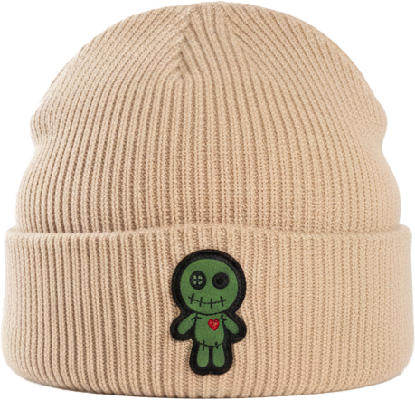 Wrong Friends VOODOO BEANIE - BEIGE Beige