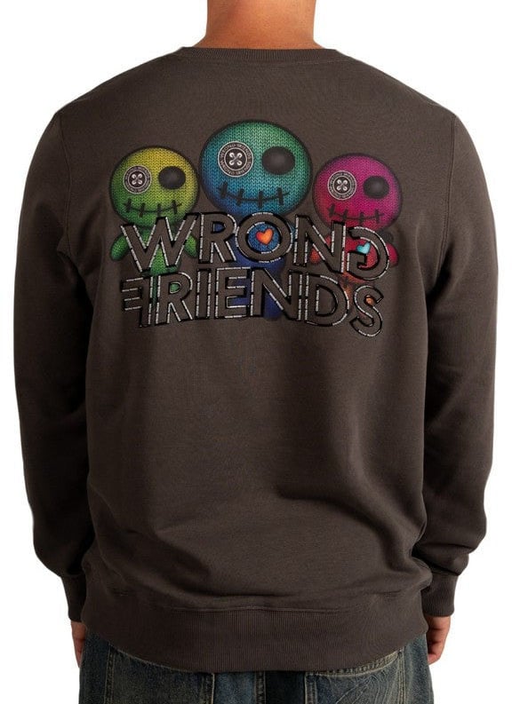 Wrong Friends WALDEN SWEATER - GREY Grijs
