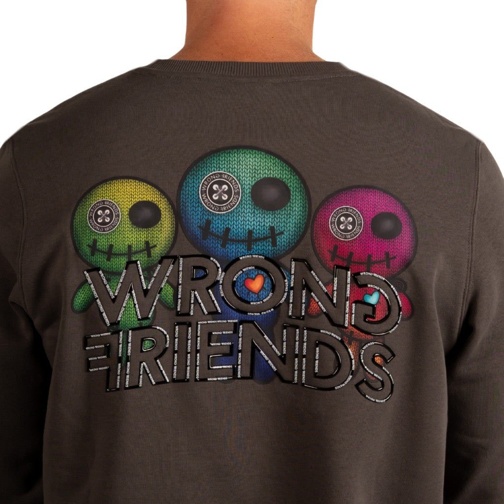 Wrong Friends WALDEN SWEATER - GREY Grijs