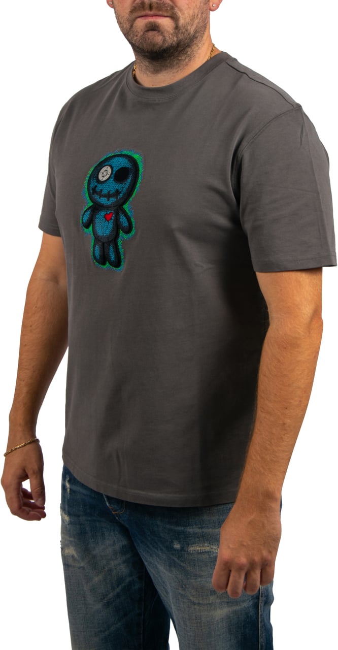 Wrong Friends Wrong Friends Williams T-Shirt Regular Fit Grijs