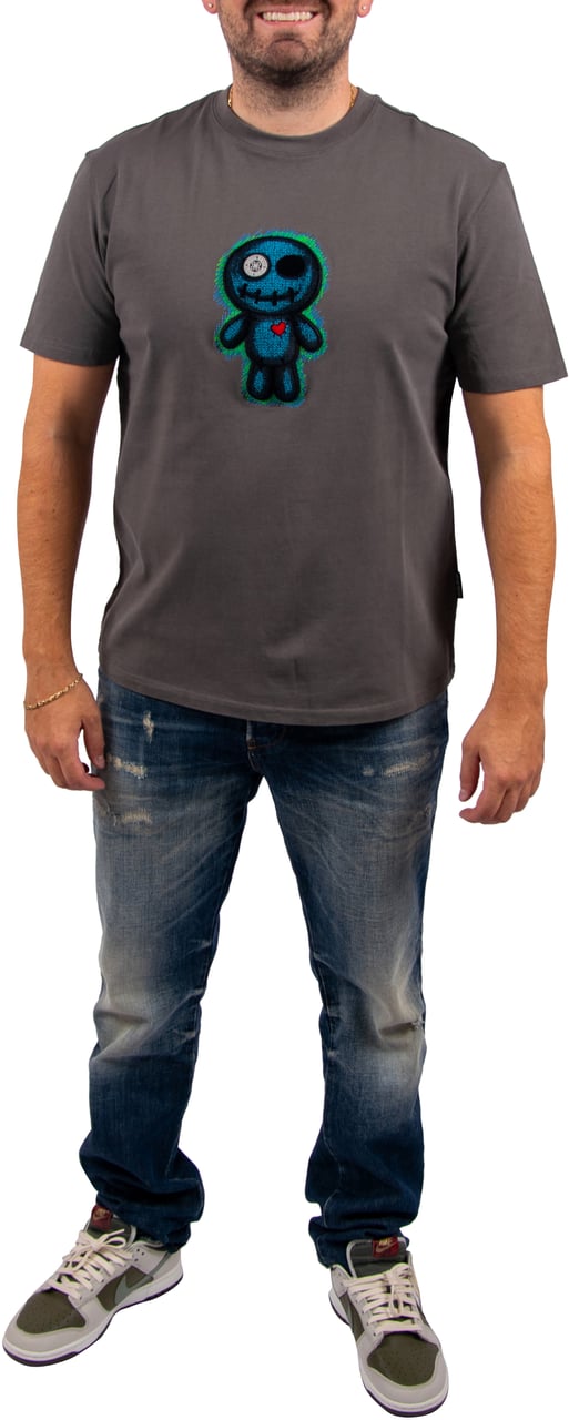 Wrong Friends Wrong Friends Williams T-Shirt Regular Fit Grijs