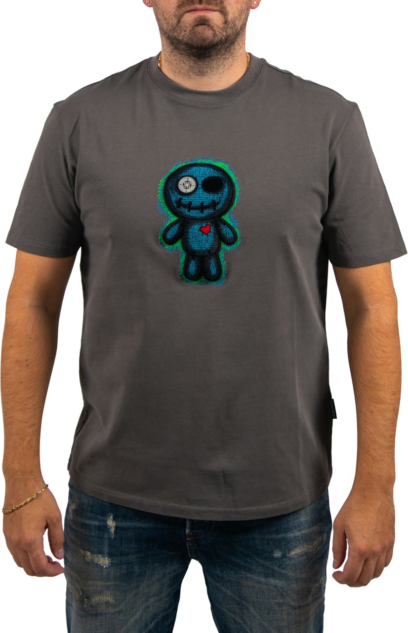 Wrong Friends Wrong Friends Williams T-Shirt Regular Fit Grijs