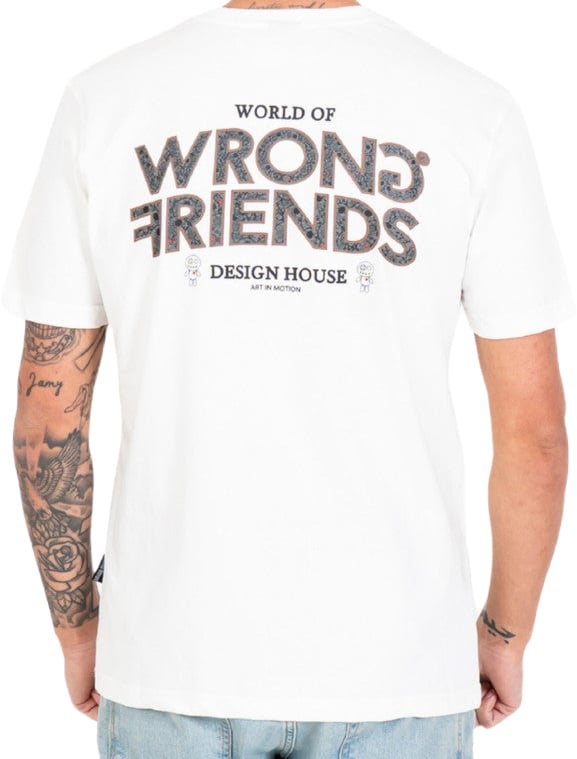 Wrong Friends ZAMORA T-SHIRT - COCONUT WHITE Wit