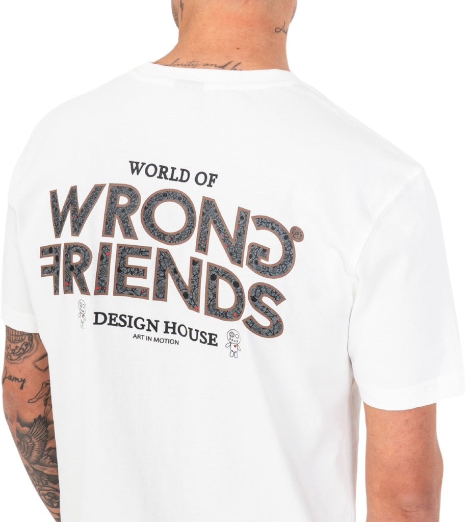 Wrong Friends ZAMORA T-SHIRT - COCONUT WHITE Wit