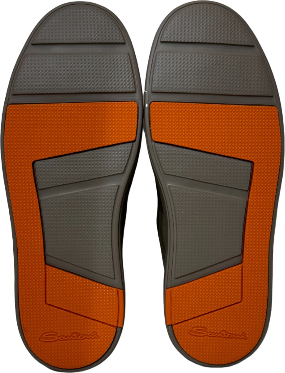 Santoni Instapper Victory Leer Taupe Taupe