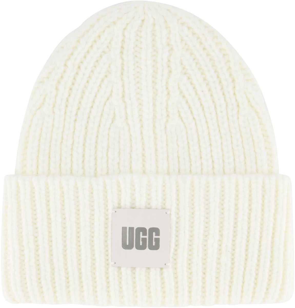UGG Dames Chunky Rib Beanie Wit Wit