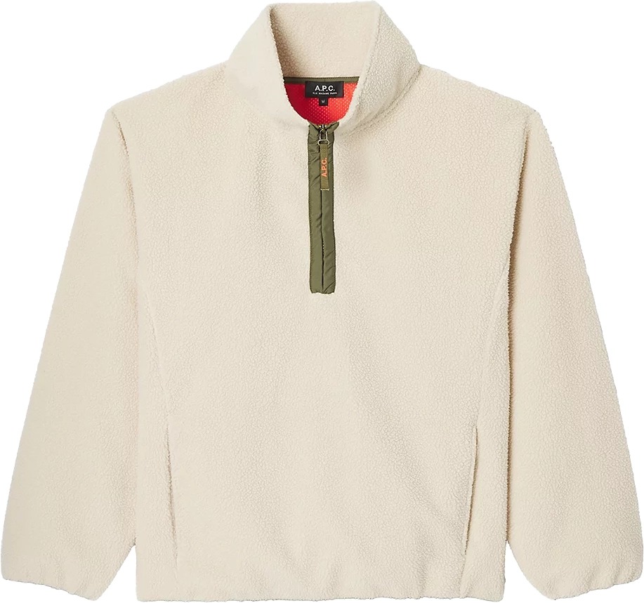 A.P.C. fleece beige Beige
