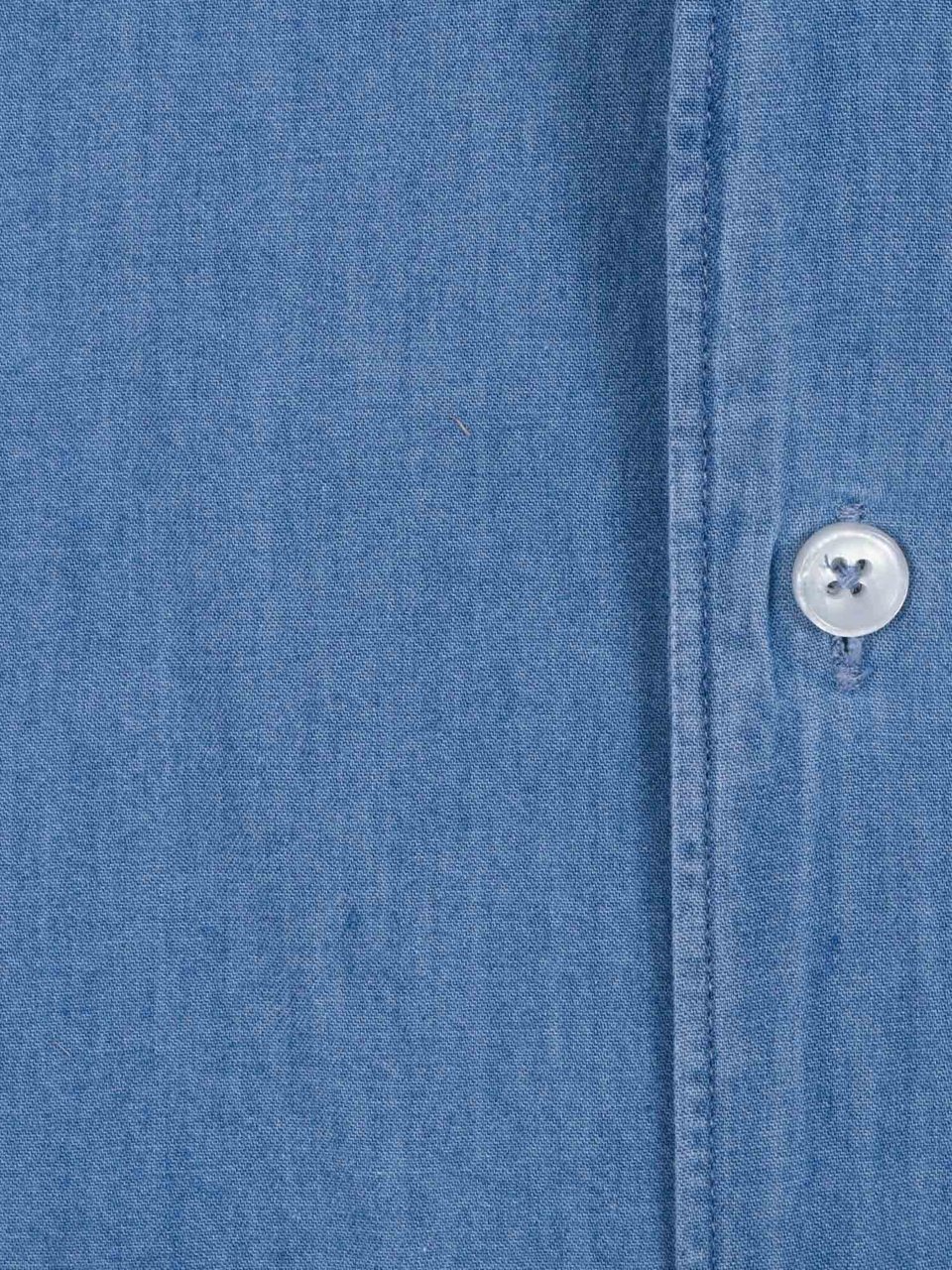 Xacus Light Blue Camicia Cotton Shirt Blauw