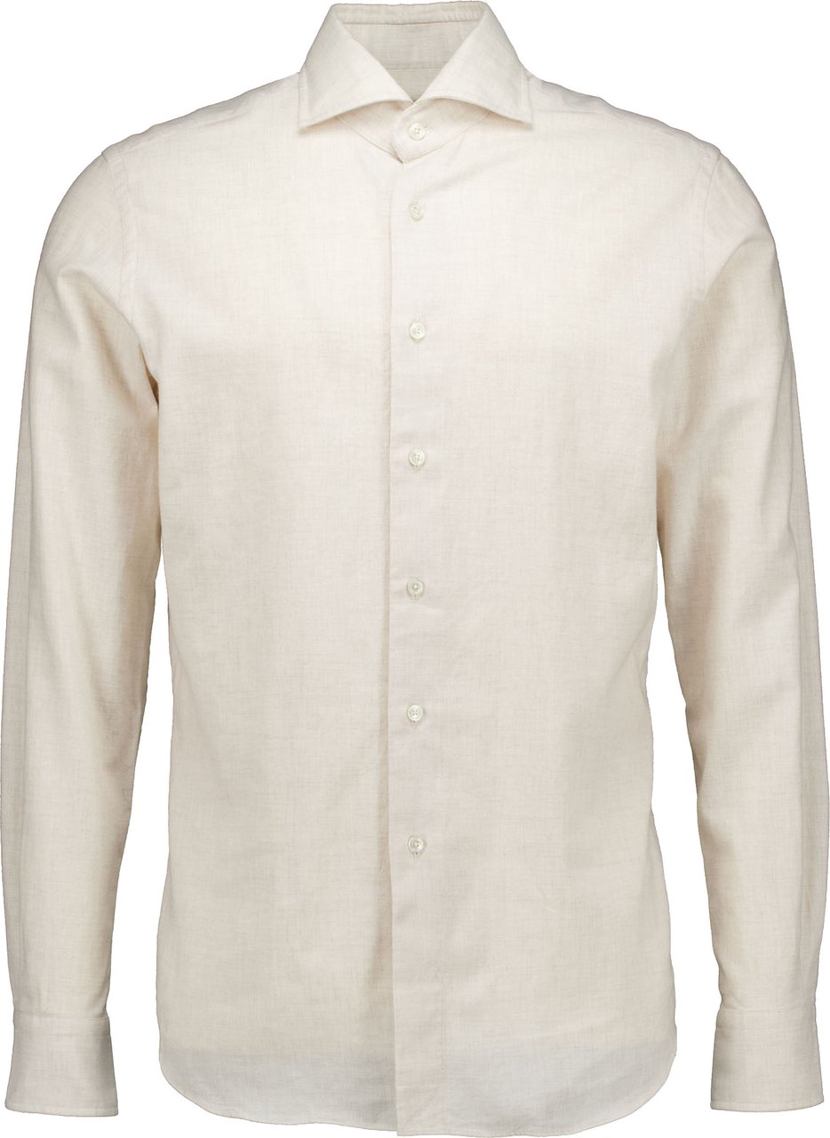 Xacus Washed Shirt Lange Mouw Overhemden Beige 721ml/31148 Beige