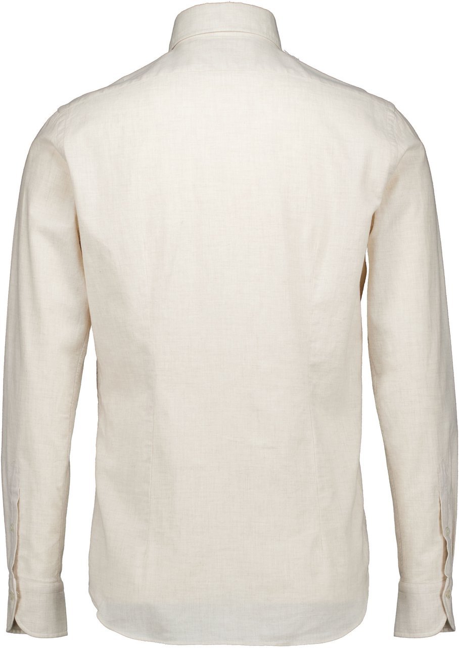 Xacus Washed Shirt Lange Mouw Overhemden Beige 721ml/31148 Beige