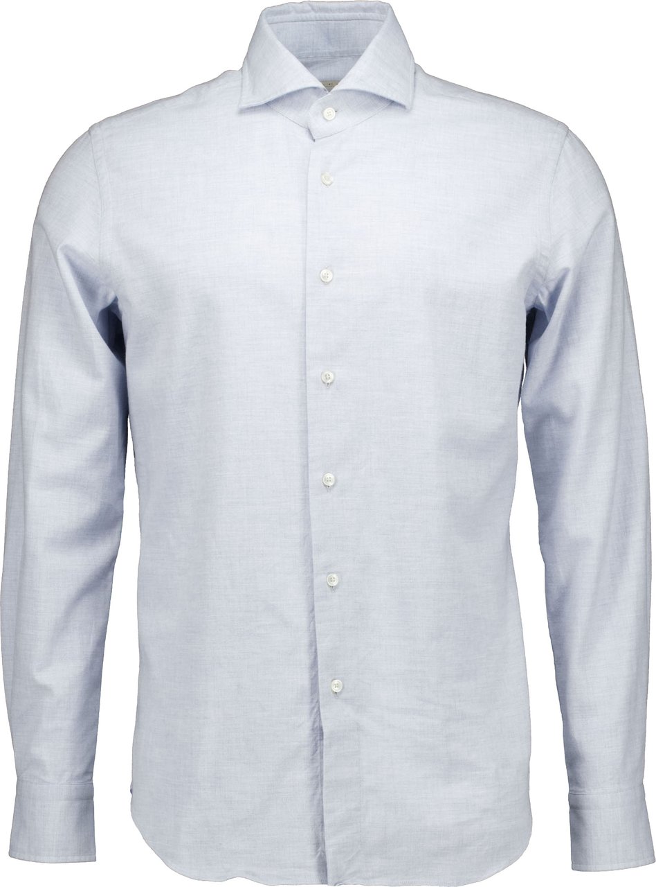Xacus Washed Shirt Lange Mouw Overhemden Lichtblauw 721ml/31148 Blauw