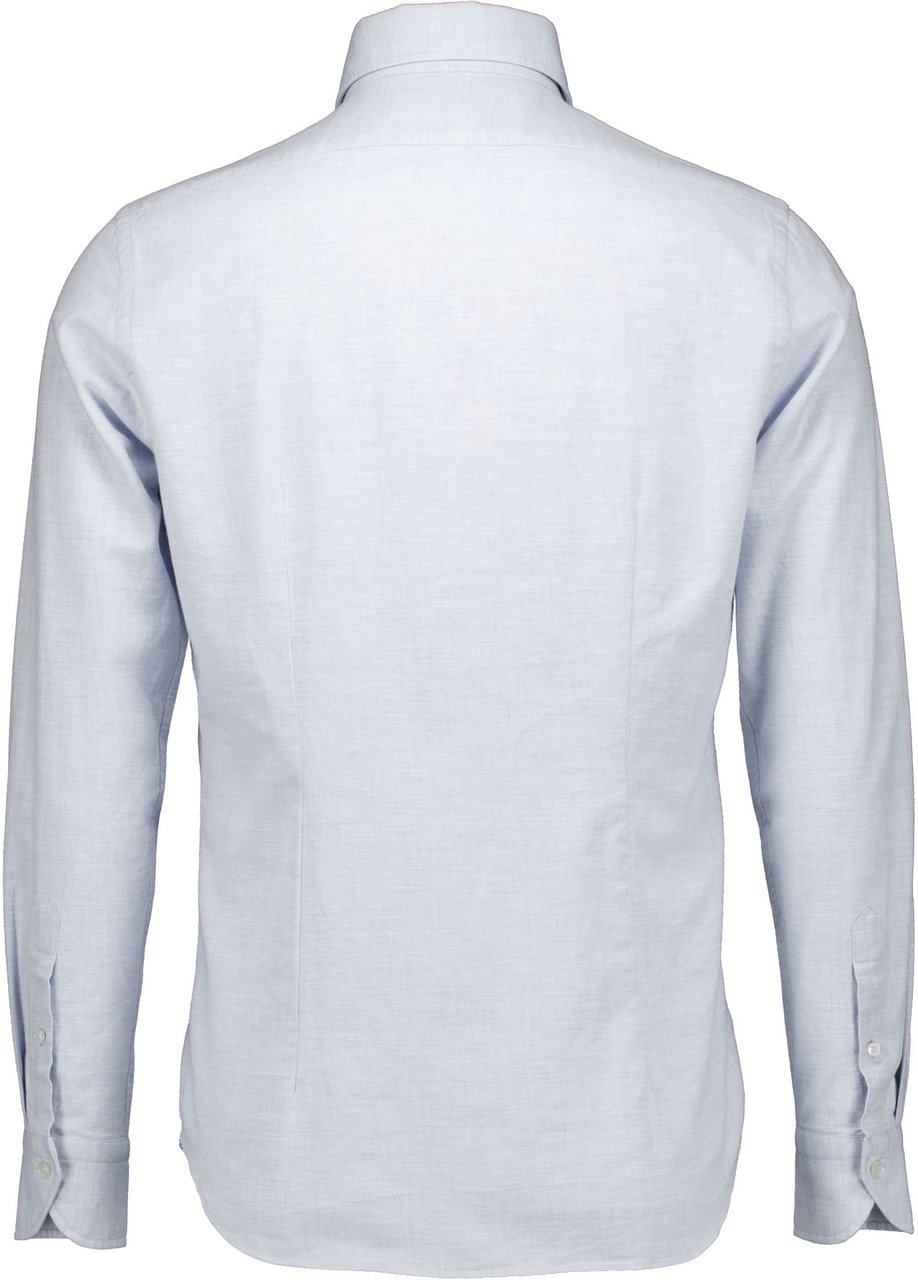 Xacus Washed Shirt Lange Mouw Overhemden Lichtblauw 721ml/31148 Blauw