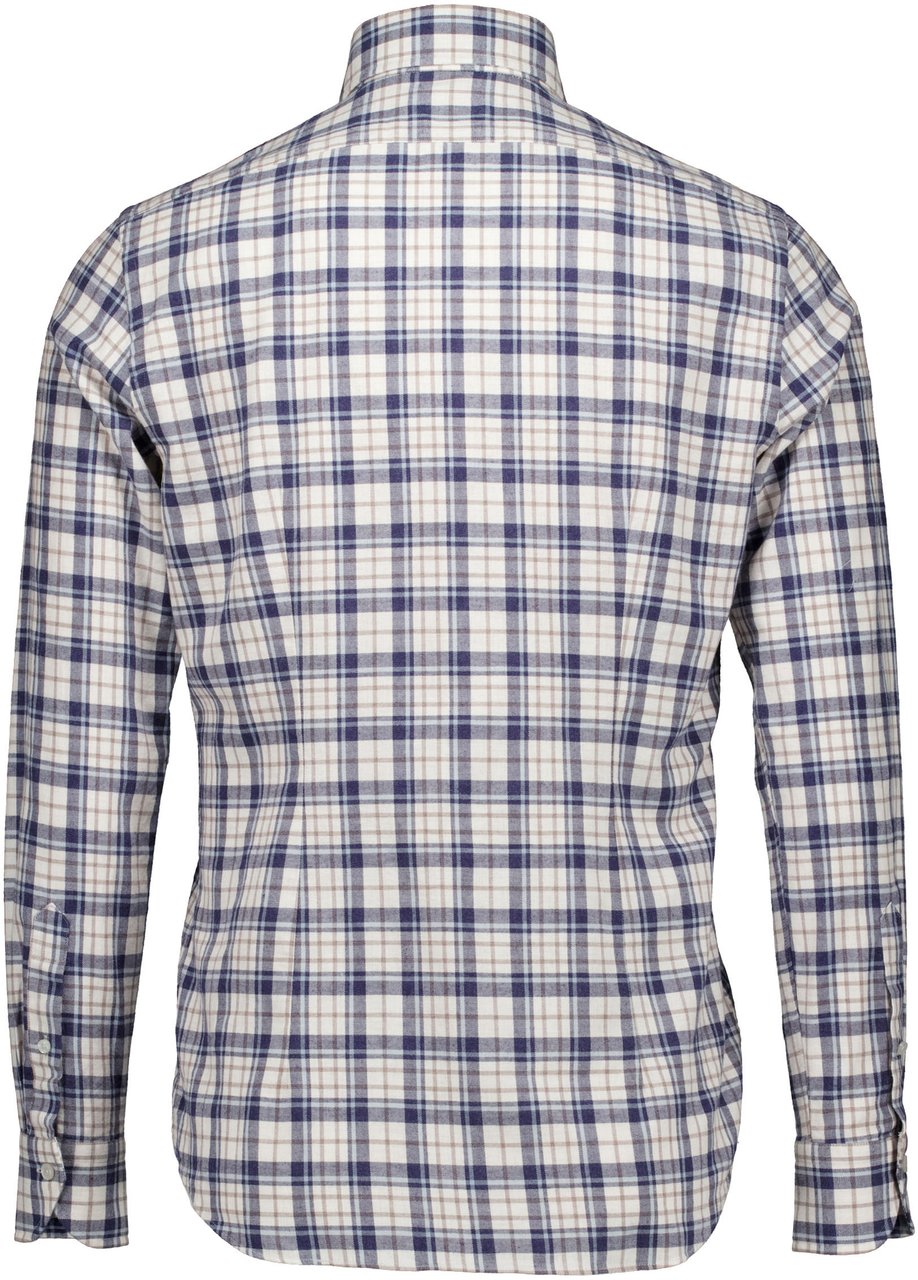 Xacus Washed Shirt Lange Mouw Overhemden Blauw 721ml/31324 Blauw