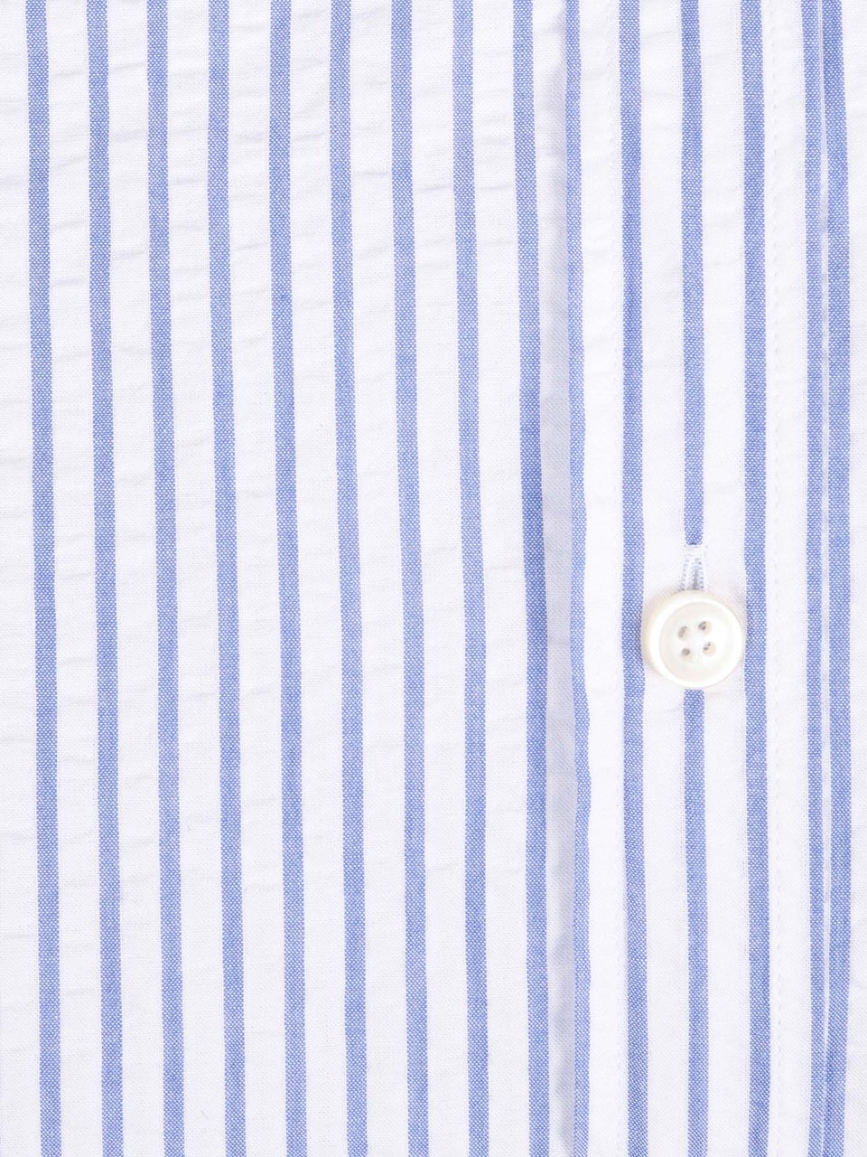 Xacus Light Blue Striped Casual Shirt Wit