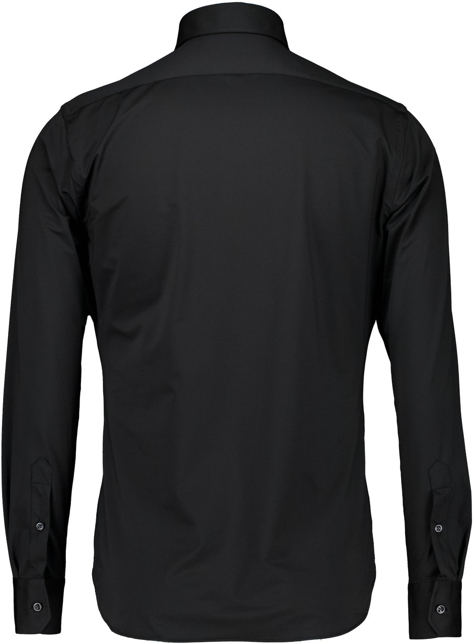 Xacus Active Shirt Lange Mouw Overhemden Zwart Act520ml/11460 Zwart