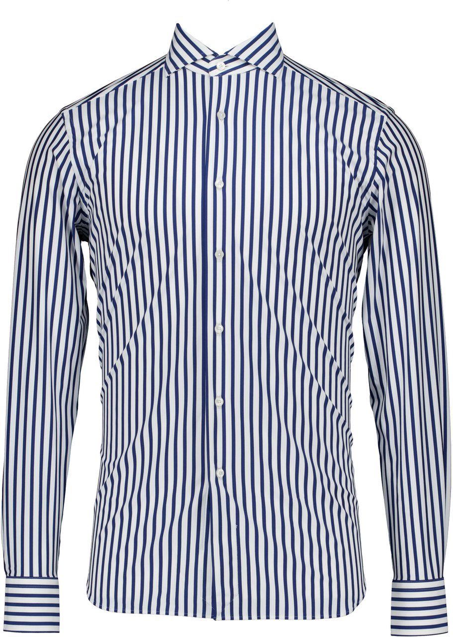 Xacus Active Lange Mouw Overhemden Donkerblauw Act520ml/21606 Blauw