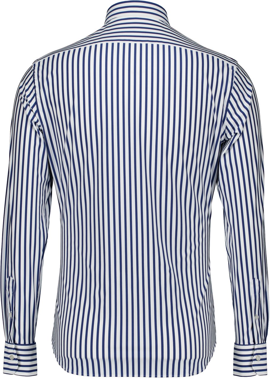 Xacus Active Lange Mouw Overhemden Donkerblauw Act520ml/21606 Blauw