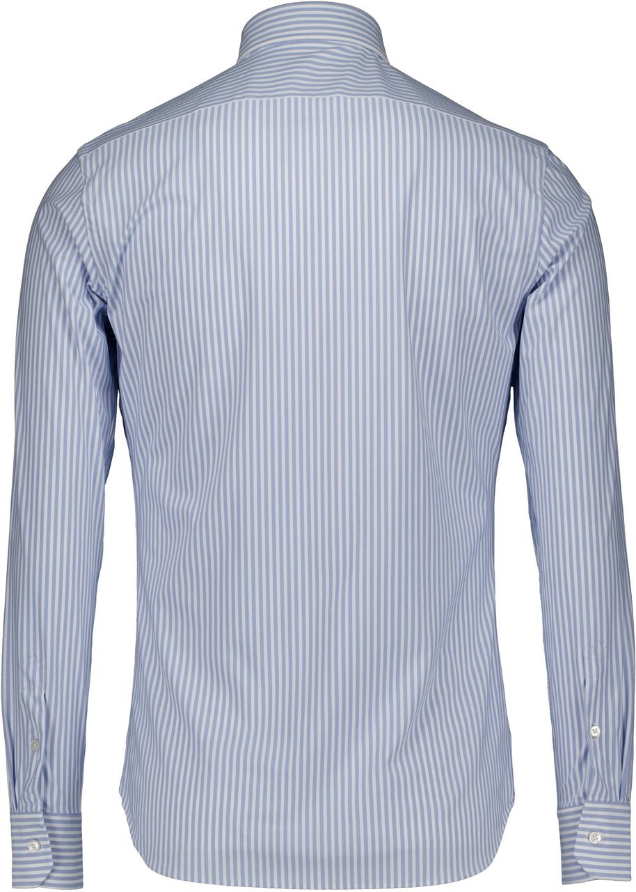 Xacus Xacus Active Shirt Lange Mouw Overhemden Lichtblauw Act520ml/91609 Blauw