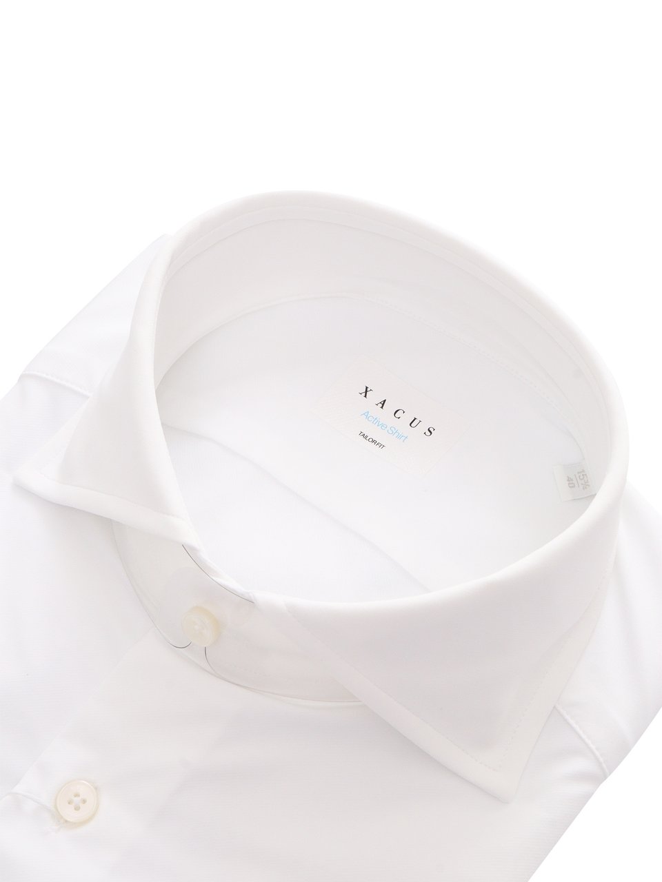 Xacus Refined White Dress Shirt Wit