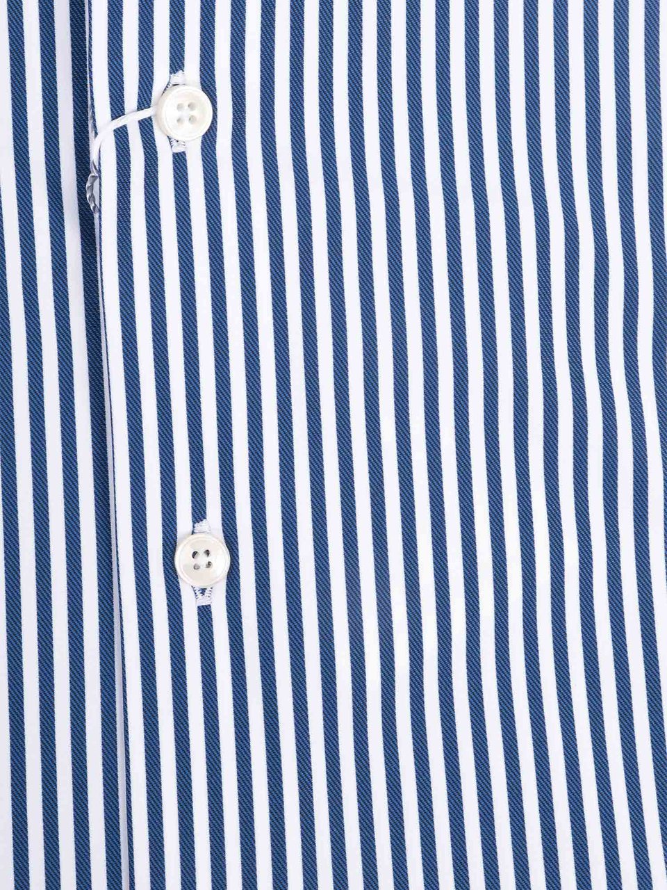 Xacus Vertical Striped Dress Casual Shirt Blauw