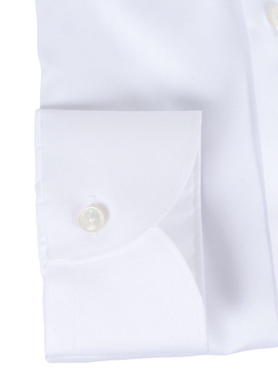 Xacus White Crisp Pointed Collar Shirt Wit
