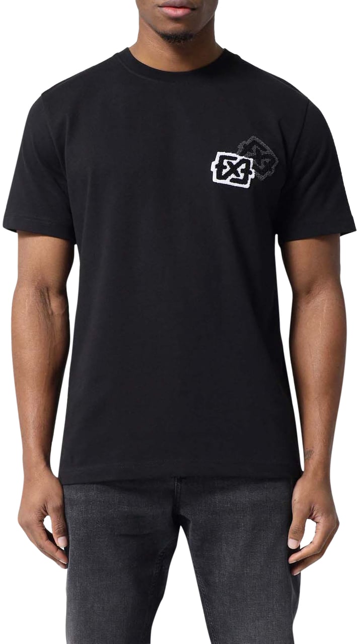 XPLCT Studios Duplex tee | Black Zwart