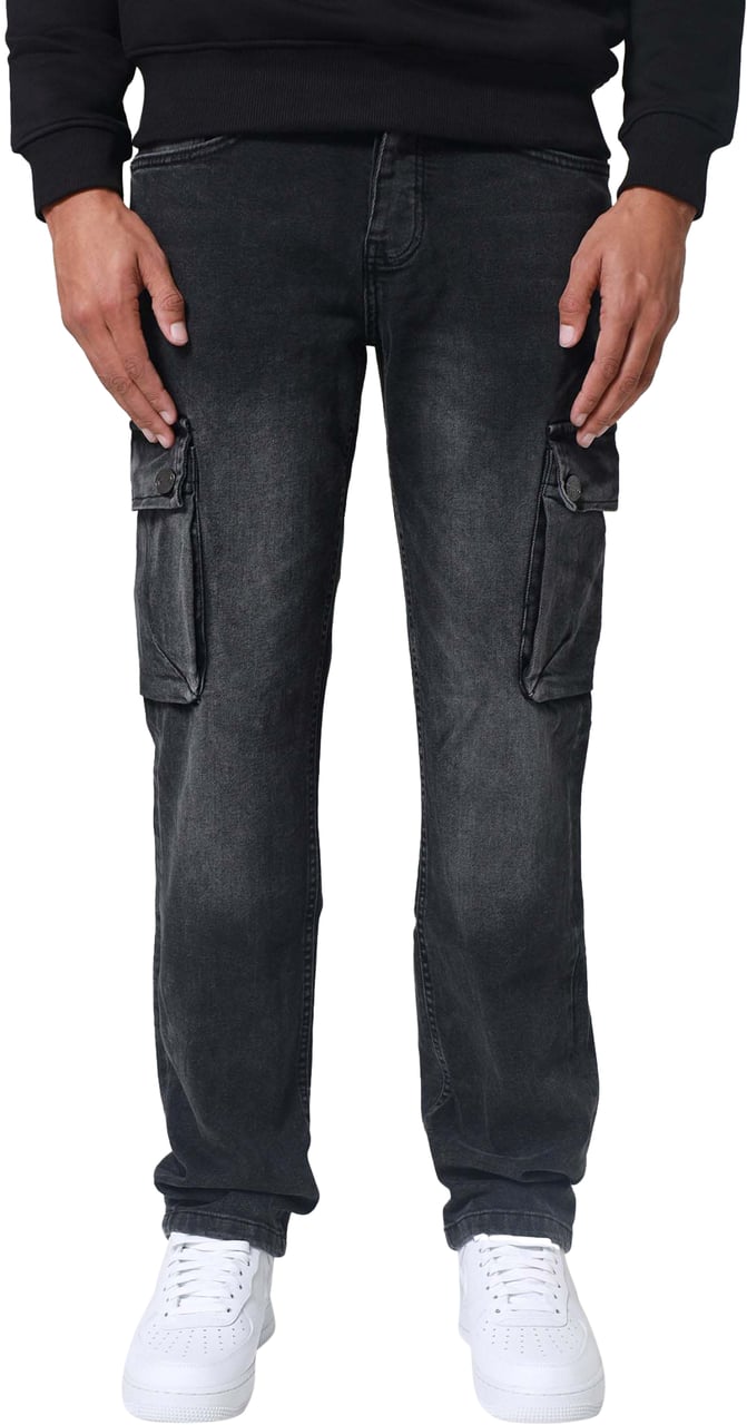 XPLCT Studios Cargo Jeans | Dark grey Grijs